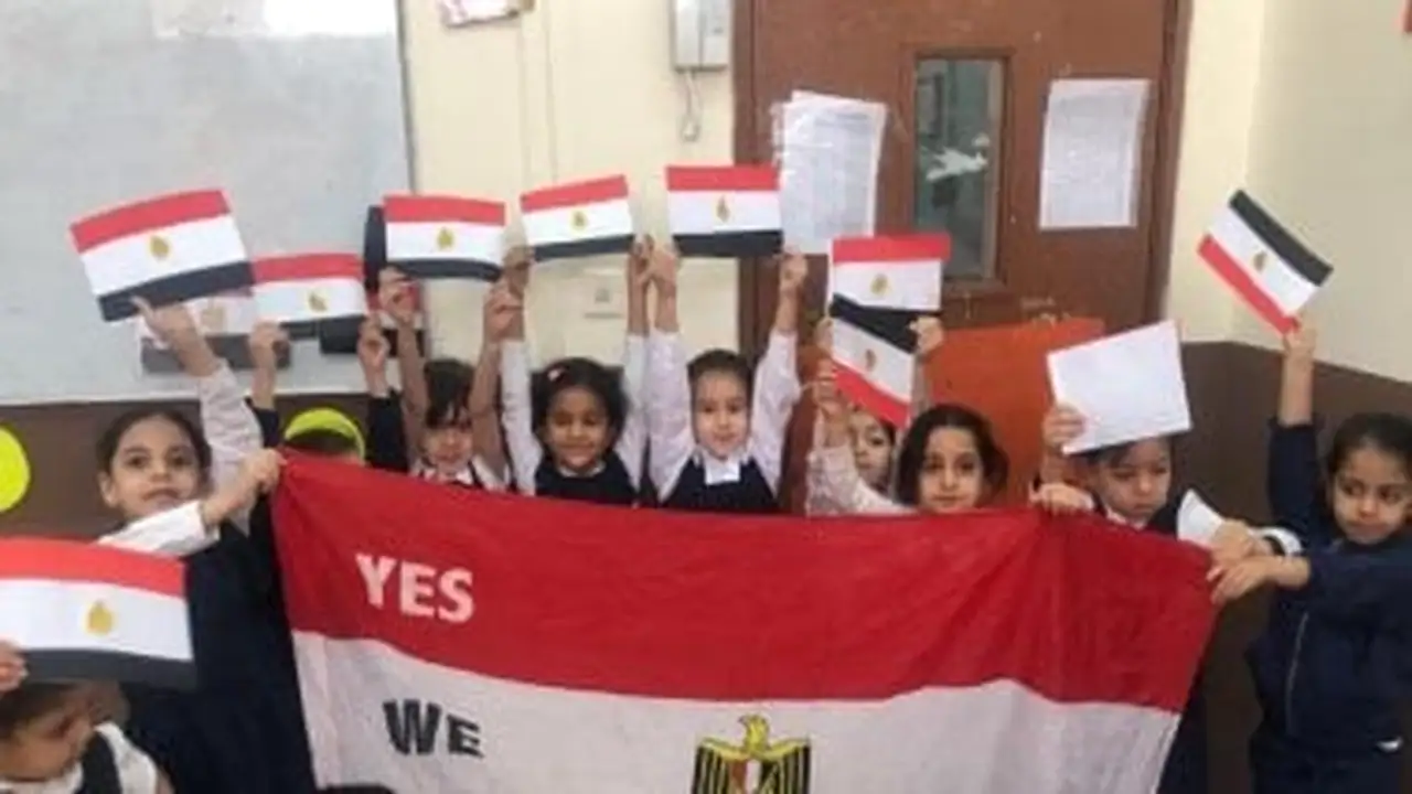 المدرسة المصرية بقطر تحتفي بذكرى تحرير سيناء بمشاركة طلابها في فعاليات وطنية